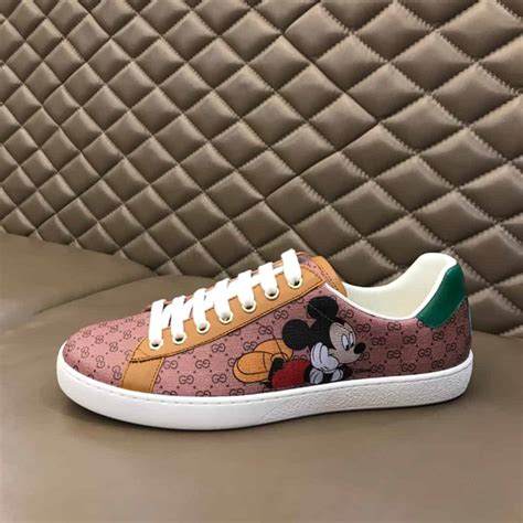 gucci x disney ace sneakers|Gucci minnie mouse.